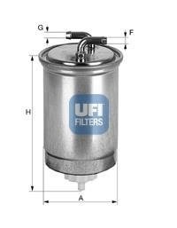 Фільтр палива UFI 2443500 (фото 1)