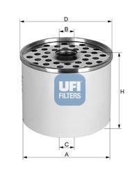 Фільтр палива UFI 2436100