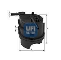 Фільтр палива UFI 2434300 (фото 1)