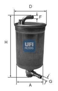 Фільтр палива UFI 2407200