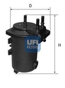 Фільтр палива UFI 2405000 (фото 1)
