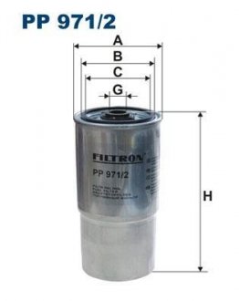 Фільтр палива FILTRON PP9712 (фото 1)