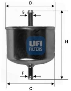 Фільтр палива UFI 3162600 (фото 1)