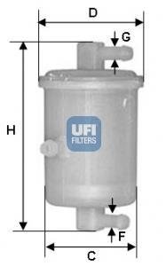 Фільтр палива UFI 3101701