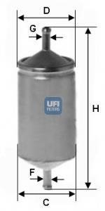 Фільтр палива UFI 3150100