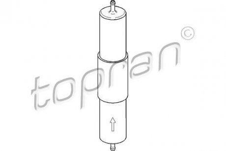 Фільтр палива TOPRAN / HANS PRIES 500739 (фото 1)