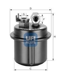 Фільтр палива UFI 3153500