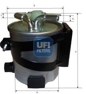Фільтр палива UFI 5543000