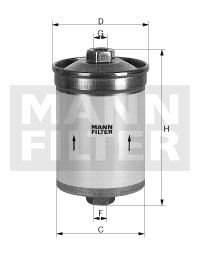 Фільтр палива MANN-FILTER WK618 (фото 1)