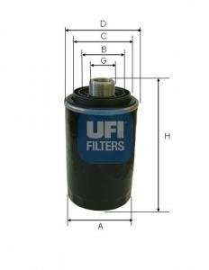 Фільтр масла UFI 2349300 (фото 1)