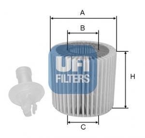 Фільтр масла UFI 2511600 (фото 1)