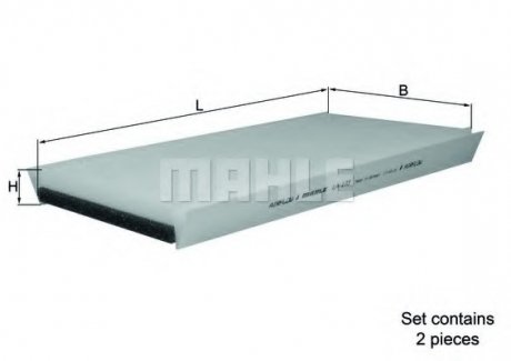 Фото mahle Filter MAHLE / KNECHT LA173S Mahle Filter MAHLE / KNECHT LA173S