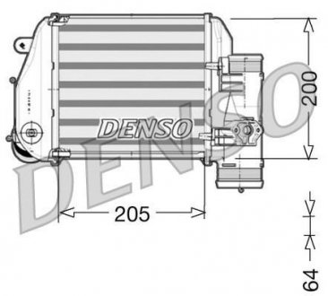 Інтеркулер DENSO DIT02024