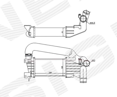 ІНТЕРКУЛЕР | OPEL ASTRA H (A04), 10.03 - 04.07 Signeda RI96592