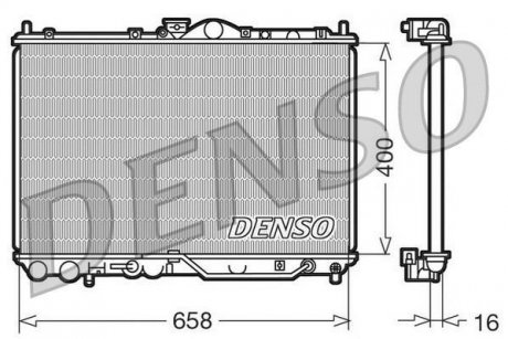 Радіатор DENSO DRM45011 (фото 1)