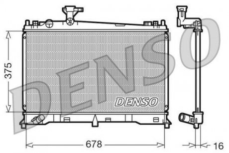 Радіатор DENSO DRM44010 (фото 1)