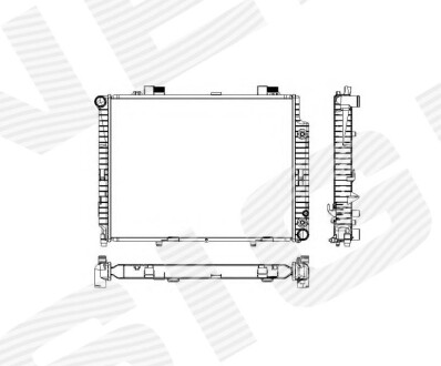 Радіатор Signeda RA62608Q