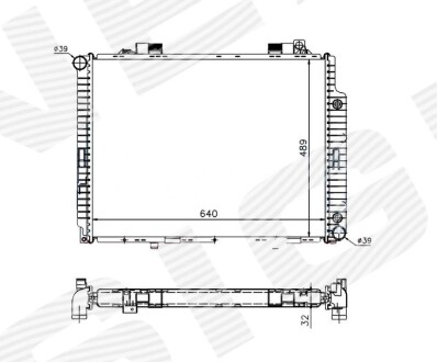 Радіатор Signeda RA62665Q