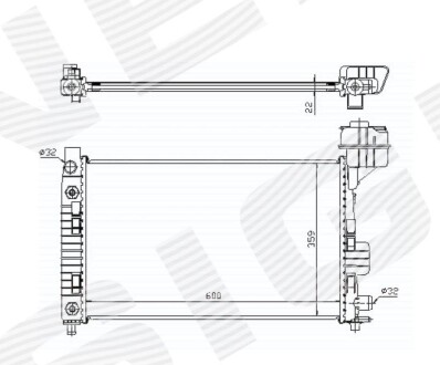 Радіатор Signeda RA62661