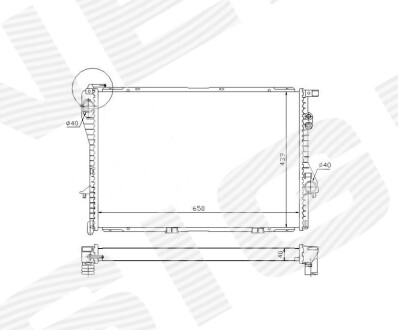 Радіатор Signeda RA60752Q