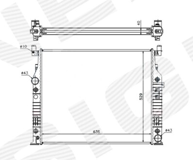 Радіатор Signeda RA62576A