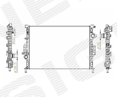 Радіатор Signeda RA65615A