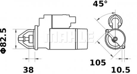 Стартер Letrika MS430