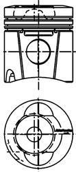 Поршень KOLBENSCHMIDT 99701600