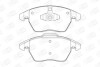 Колодки тормозные дисковые передние Citroen C4 2.0i / 2.0 HDI CHAMPION 573134CH (фото 1)