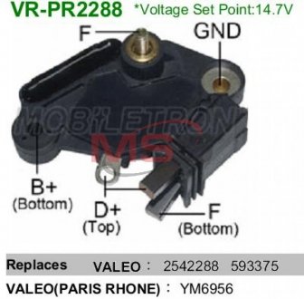 Регулятор генератора MOBILETRON VRPR2288 (фото 1)