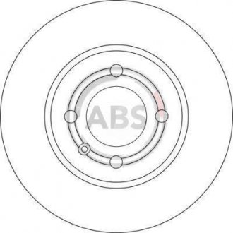 Гальмівний диск A.B.S. 17195
