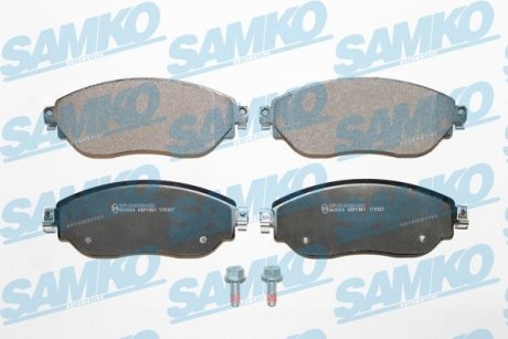 Комплект гальмівних колодок дискові TRAFIC VIVARO 14- SAMKO 5SP1901