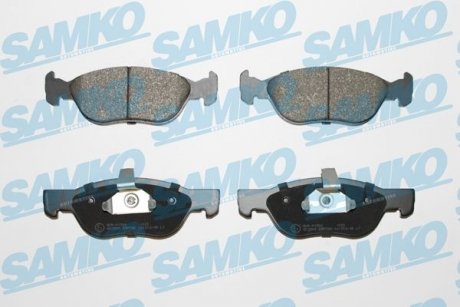 Гальмівні колодки, дискове гальмо (набір) SAMKO 5SP740