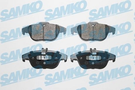 Гальмівні колодки, дискове гальмо (набір) SAMKO 5SP1274 (фото 1)