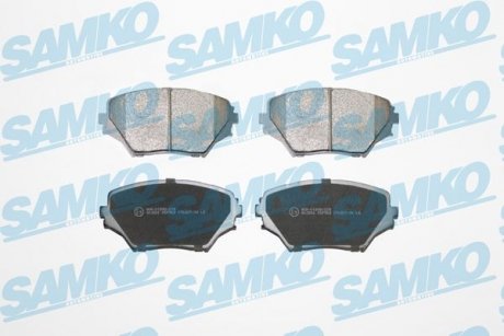 Гальмівні колодки, дискове гальмо (набір) SAMKO 5SP958 (фото 1)