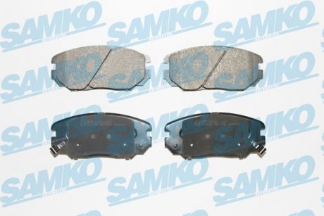 Гальмівні колодки, дискове гальмо (набір) SAMKO 5SP1599