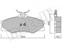 Комплект гальмівних колодок (дискових) METELLI 22-0636-0 (фото 1)