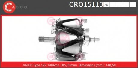 Ротор CASCO CRO15113AS (фото 1)