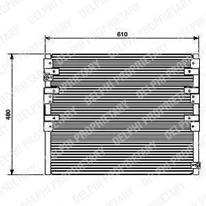 Радіатор кондиціонера Delphi TSP0225449 (фото 1)