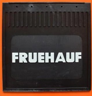 Бризговик з написом Fruehauf 400х400mm рельєфний напис 1шт PS-TRUCK 31-420-032PST