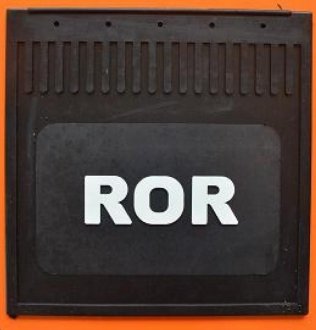 Бризговик з написом ROR 400х400mm рельєфний напис 1шт PS-TRUCK 31-420-031PST