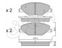 Гальмівні колодки (набір) CIFAM 82210060 (фото 1)
