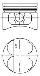 Поршень KOLBENSCHMIDT 40075620