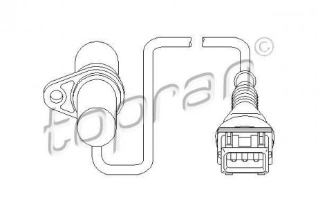 Датчик частоты вращения, управление двигателем TOPRAN / HANS PRIES 501444