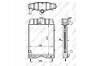 Радіатор, охолодження двигуна NRF 52145 (фото 2)