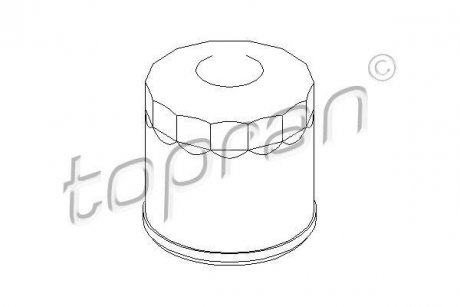 Фільтр масла TOPRAN / HANS PRIES 300474