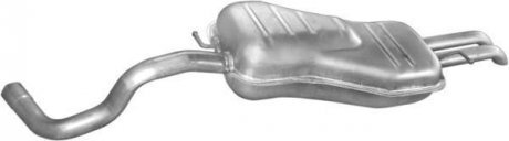 Глушитель алюм. сталь, задн. часть Skoda Octavia/Seat Toledo/VW Bora/VW GolfIV96 POLMOSTROW 2437