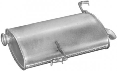 Глушитель алюм. сталь, задн. часть Peugeot 206 1.1i 1.4i 1.4HDiTD 1.6i kombi 01 POLMOSTROW 19403 (фото 1)