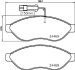 KLOCKI HAM FIAT DUCATO 2.2D MJ 100KM 06-, 2.3D MJ 120KM 06- MINTEX MDB3365 (фото 1)