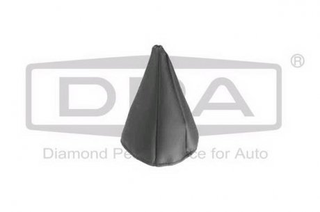 Boot for gearstick,black,imitation leather Dpa 87110587402